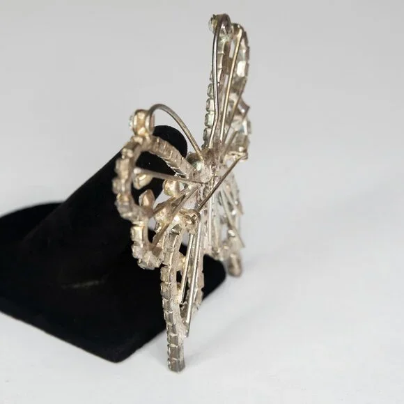 Rhinestone Butterfly Decorative Pin‎ Brooch - Picture 5 of 8